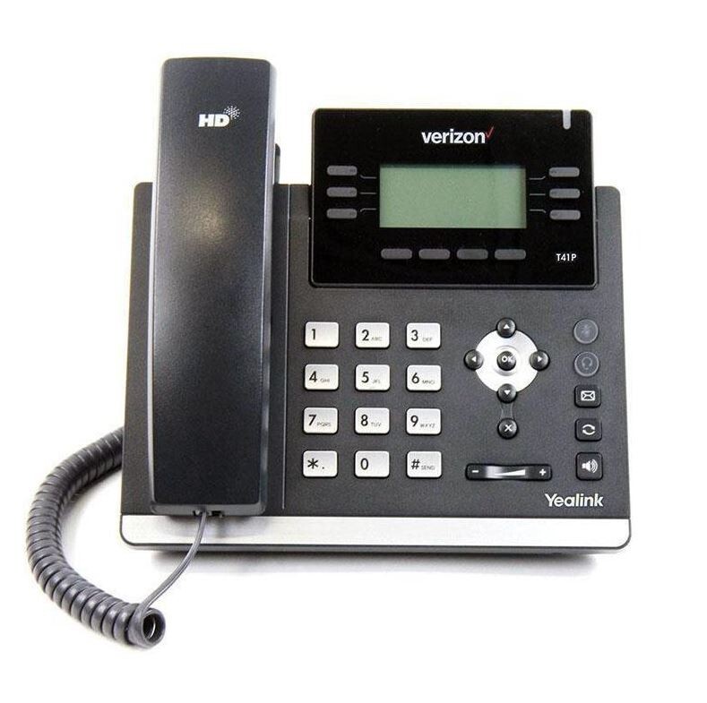 YEALINK T41P PoE IP VoIP phone with Stand and Handset - Photo 1