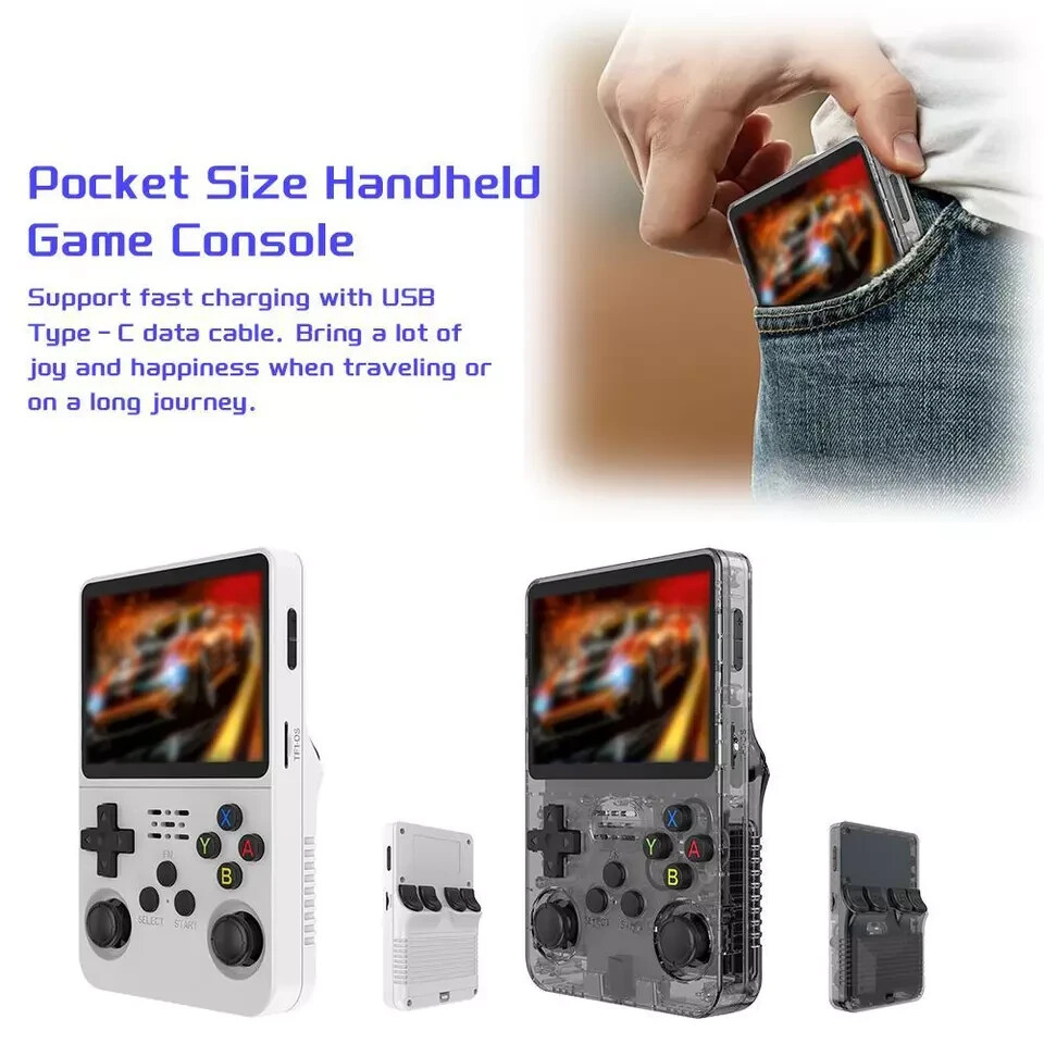 Retro Keyboy Handheld Console 3.5” Screen 15000+ Games 64G Dual Joystick - Photo 1