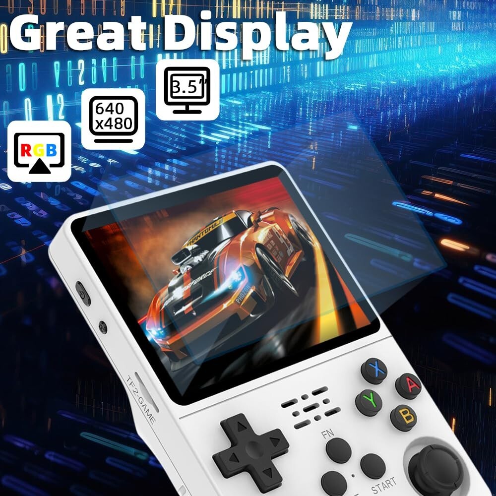 Console, Retro Gaming 3.5-inch Screen, Built-in Rechargeable Battery, Portable - Photo 1