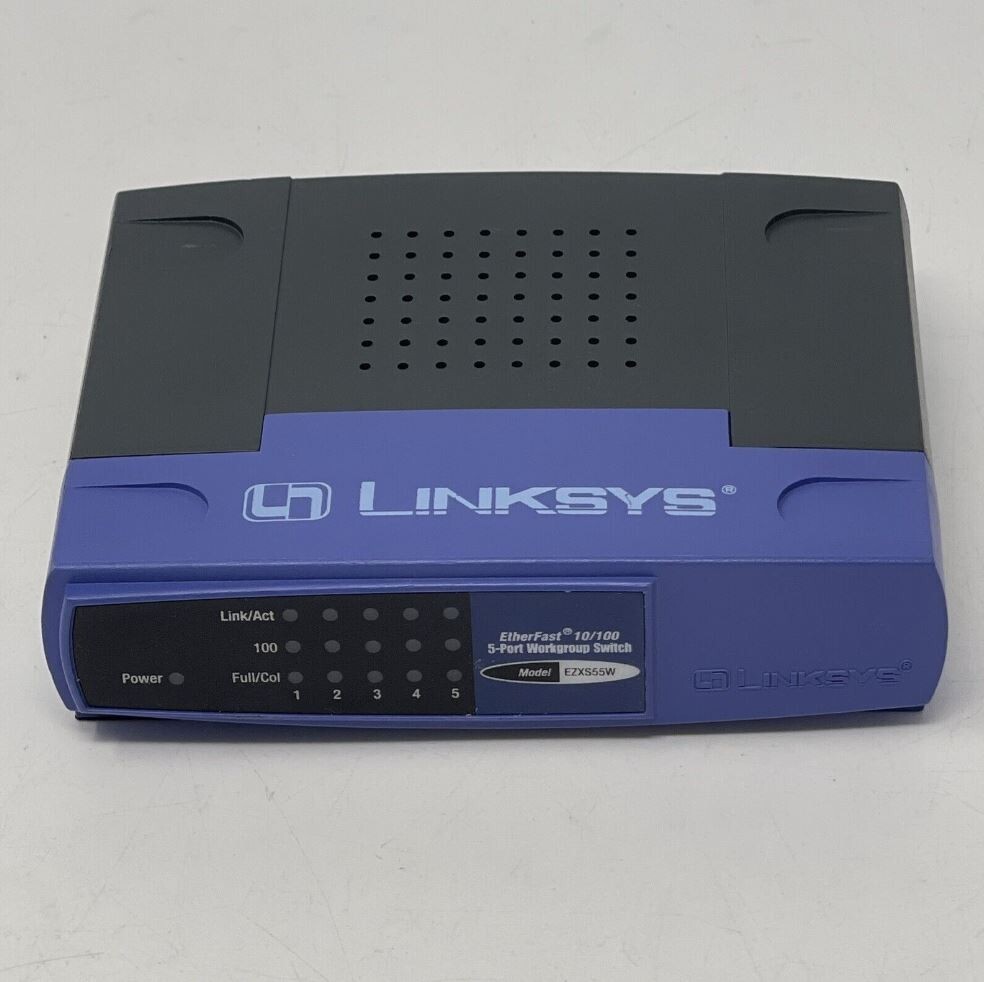 Linksys EZXS55W V.3 5-Port 10/100 Workgroup Switch - Photo 1