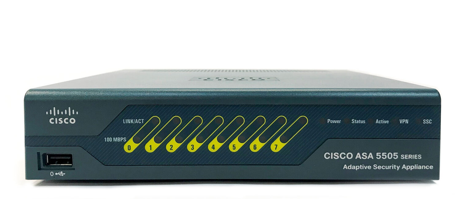 Cisco ASA5505 VPN Adaptive Firewall Security Appliance ASA 5505 V08 - Photo 1