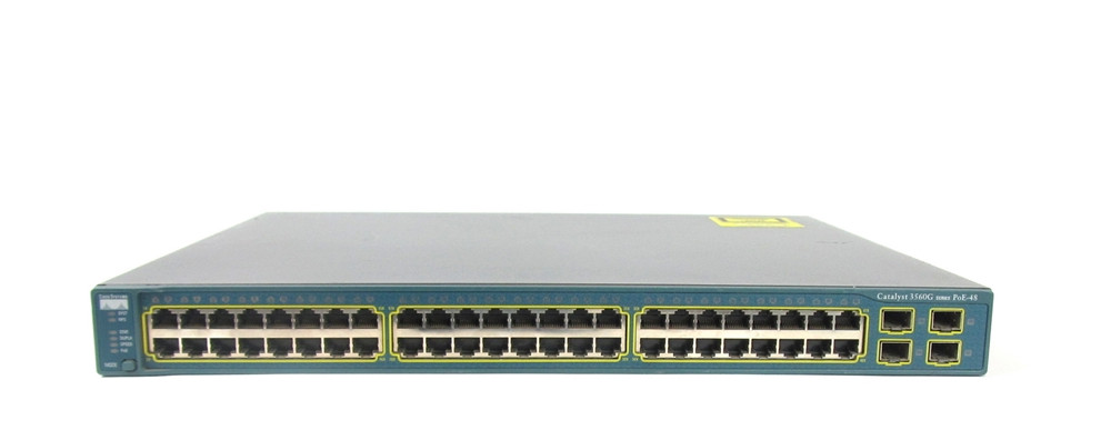 Cisco WS-C3560G-48PS-S V06 48 Port SFP Gigabit PoE Enhanced Switch - Photo 1