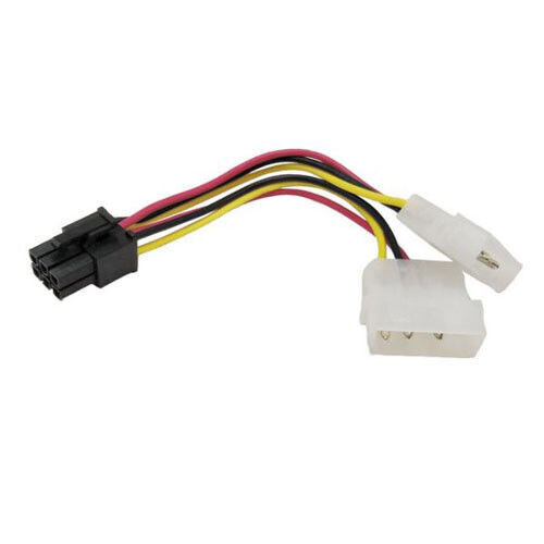 Gigabyte  12CF1-1PW004-06R Power Cable 6P to 4p Molex - Photo 1