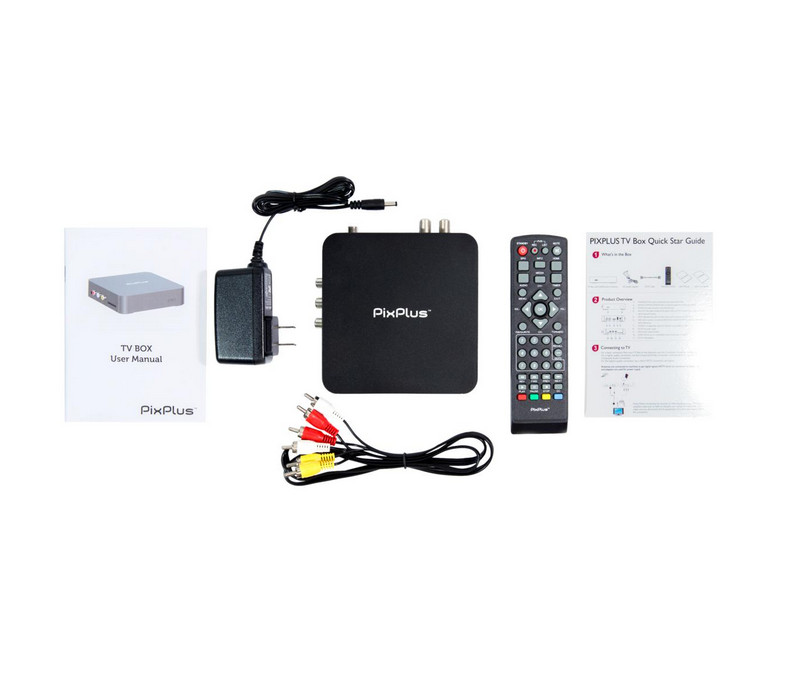 PixPlus Digital TV Converter Box Bundle w/DVR & 64GB Built-In Memory - Photo 1