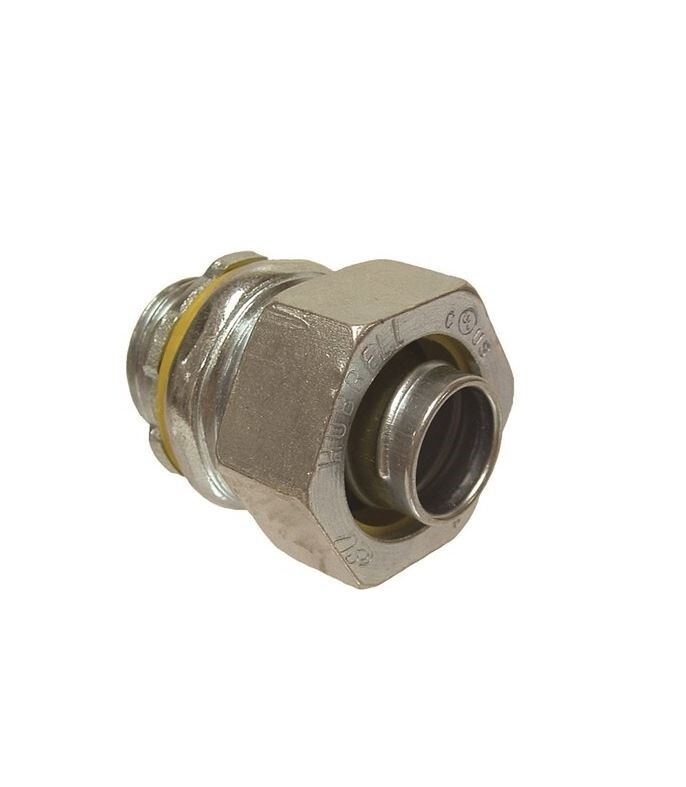 Raco 3402-8 Steel/Malleable Iron Straight Connector 1/2 in. Trade - Photo 1